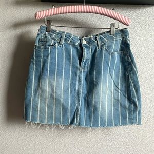 jean skirt